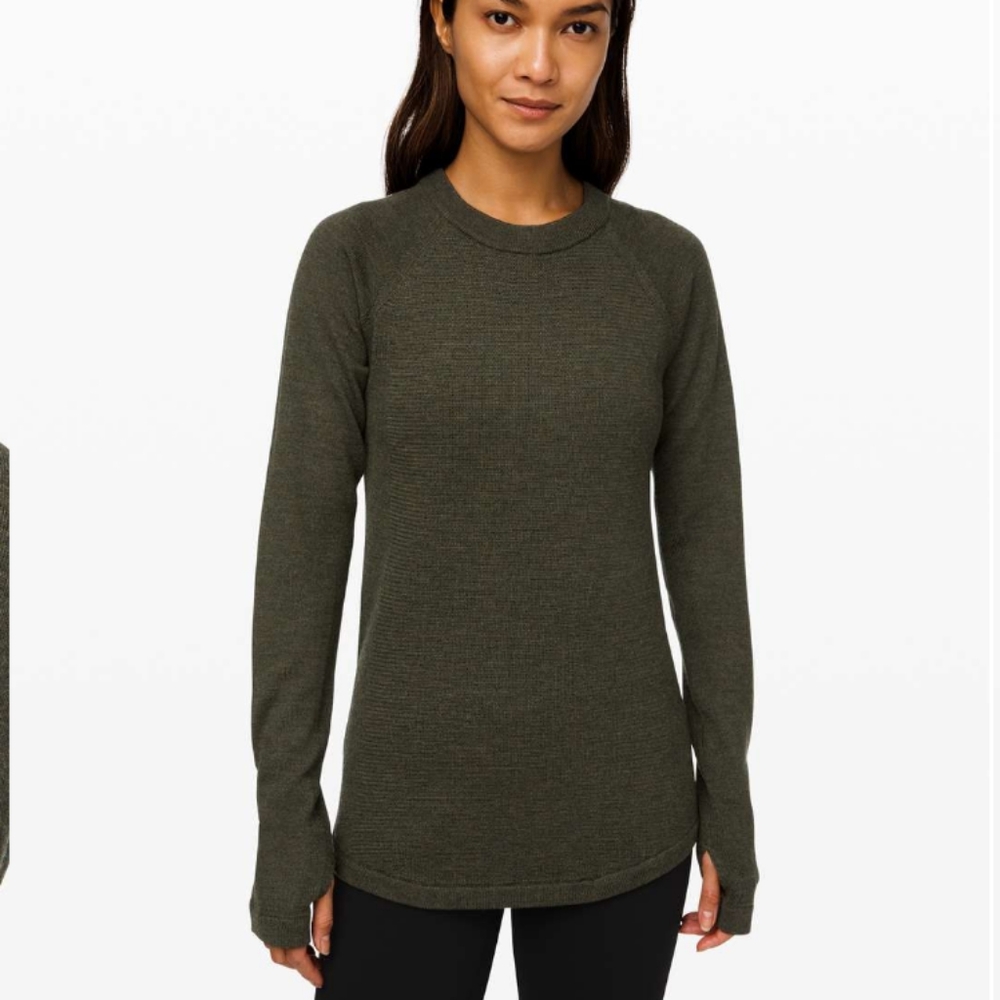 FINAL PRICE Lululemon Sit In Lotus Sweater, 8